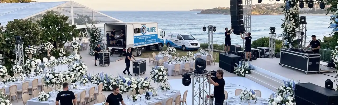 Bondi PA Hire Sydney customer reviews